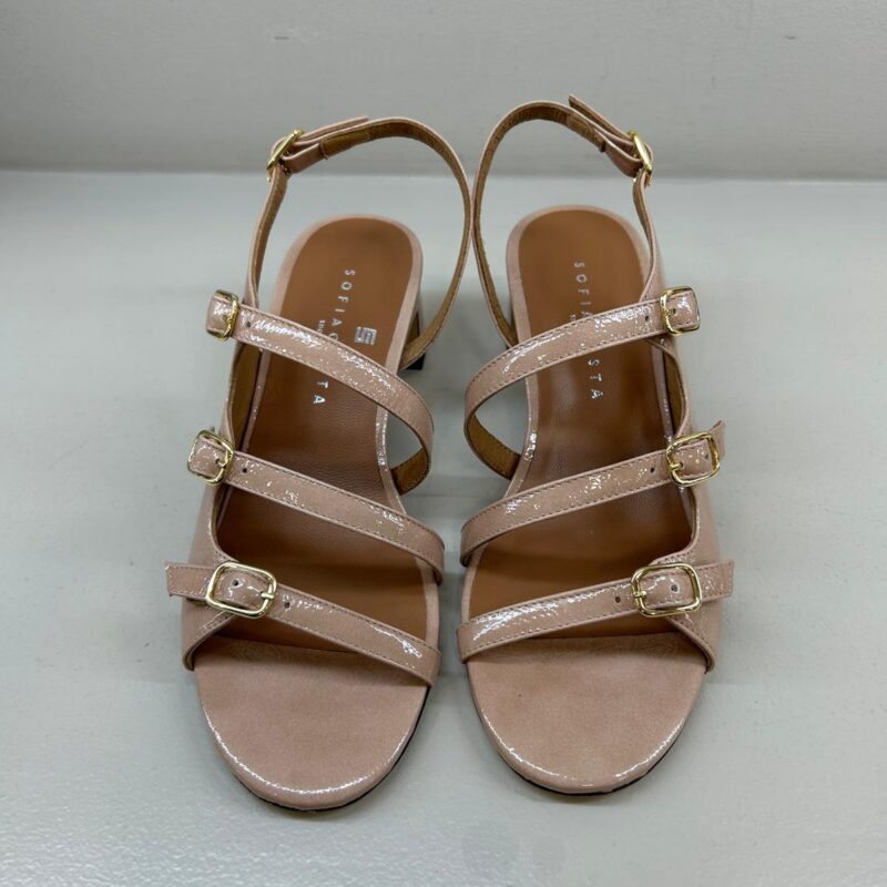 SANDALIAS VERNIZ C/TIRAS