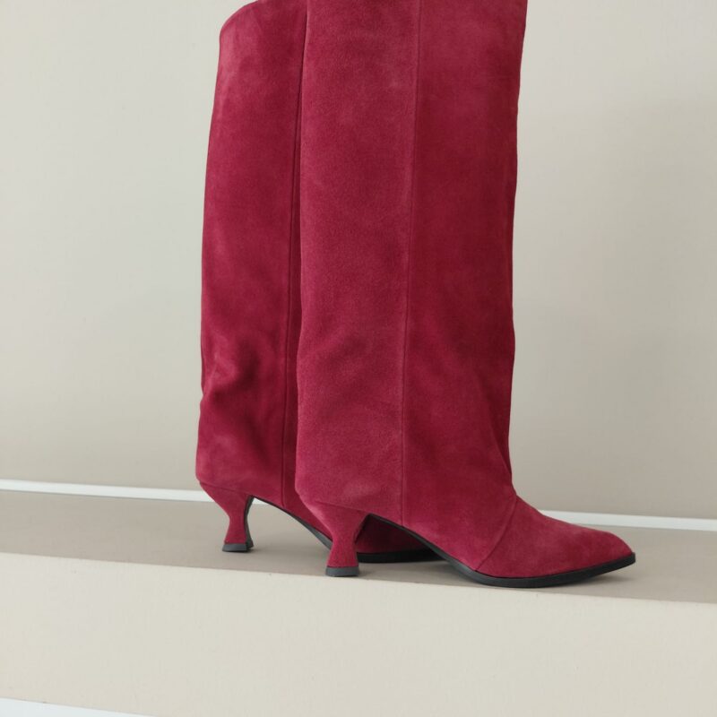 BOTA CANO ALTO CAMURÇA BORDÔ