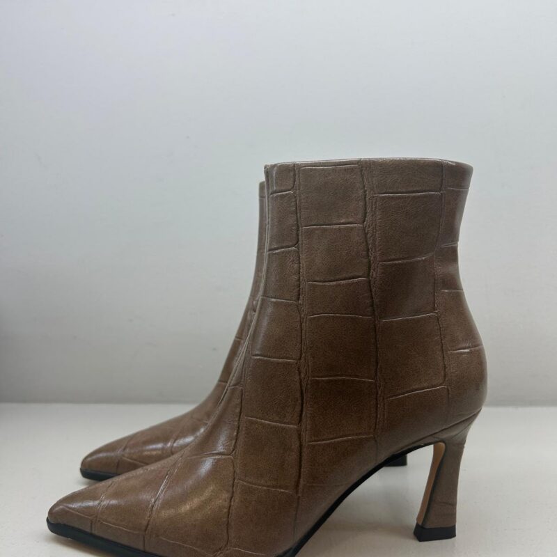 BOTINS SALTO TAUPE
