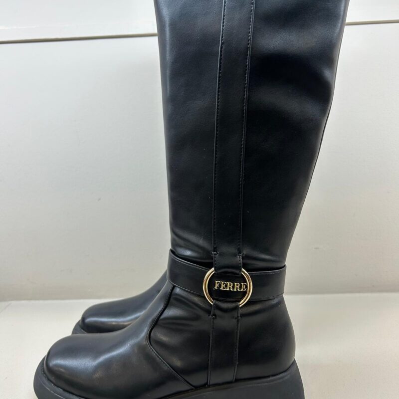 BOTA CANO ALTO PRETO
